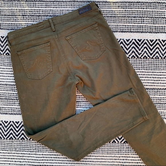 AG Adriano Goldschmied Stevie Slim Straight Leg Pants size 29R - Picture 3 of 10